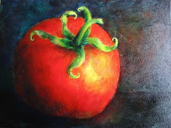 Painting with Susan Curington Tomato