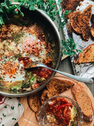 Sparkling wine brunch