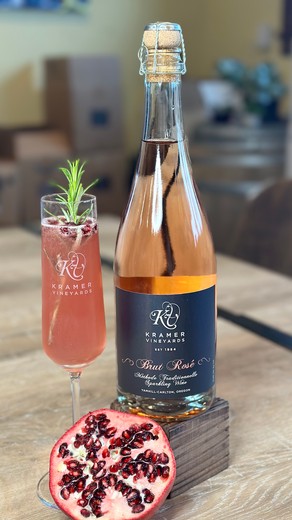 Pomegranate Rosemary Sparkling Cocktail