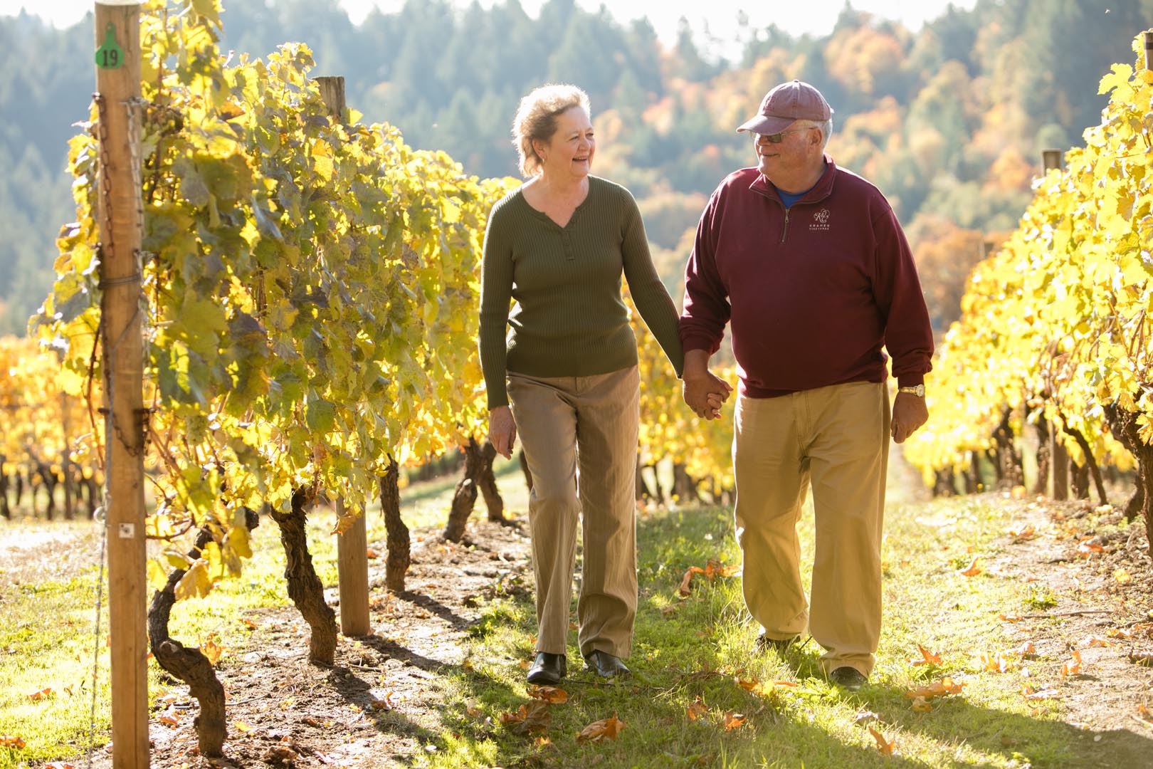 Trudy and Keith Kramer, founders and owners of Kramer Vineyards.